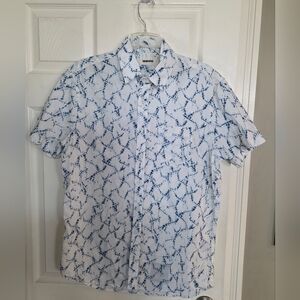 Taylor Stitch X Dailola The California in Deep Navy Crackle Shibori. Size 42